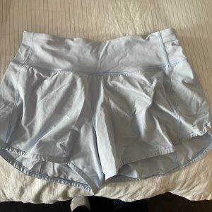 Light blue speed up short lululemon